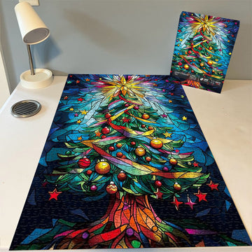 Puzzle per alberi di Natale vetroso 1000 pezzi